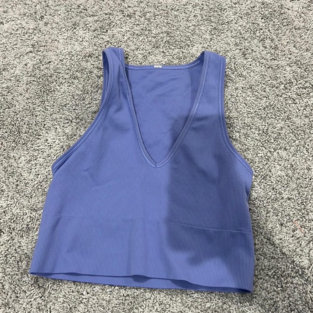athleta cropped tank